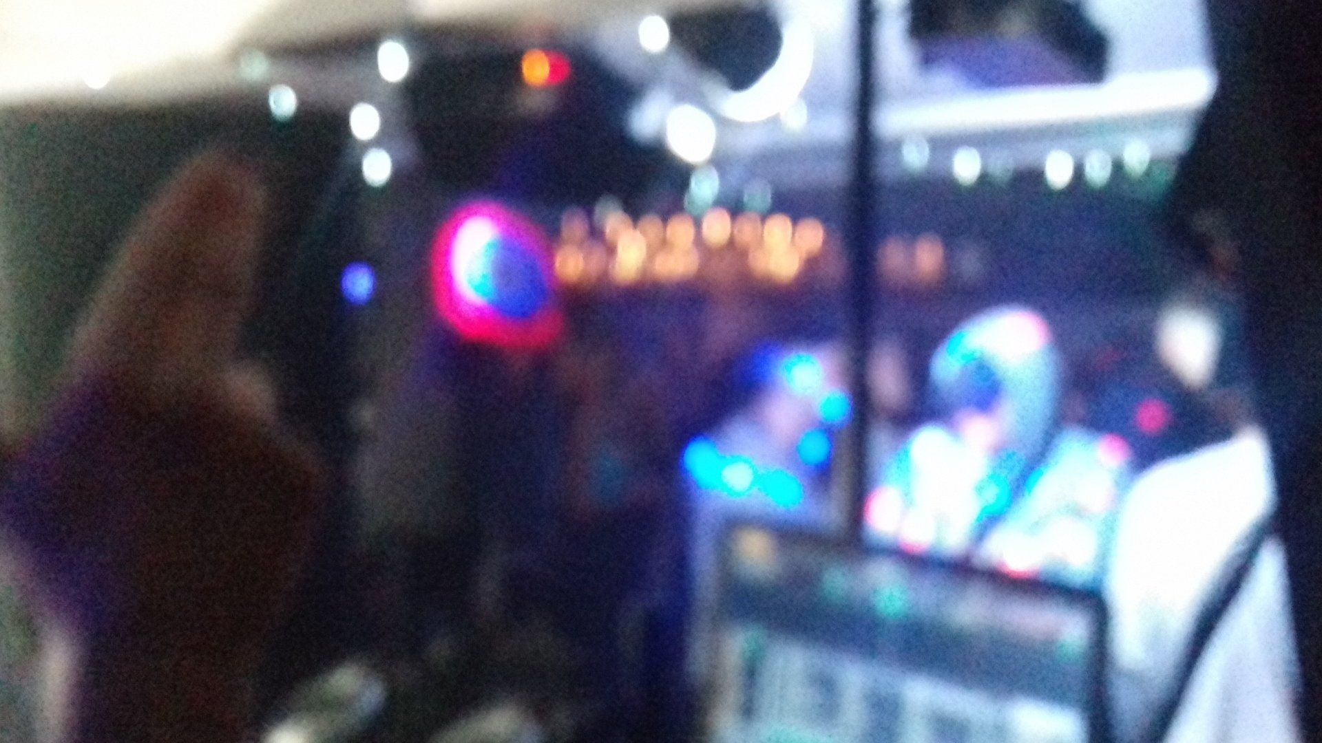 Lasers and lighting at the Barn Party 2019