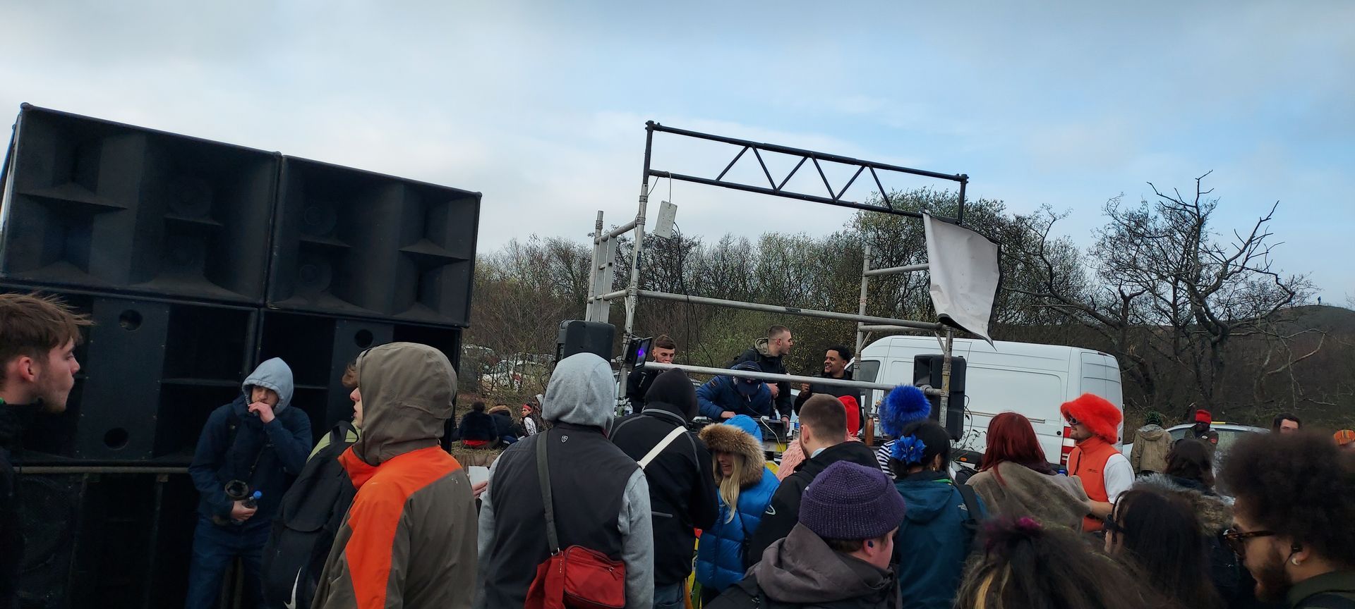 Crowd around the rig at Egg Tek 2023